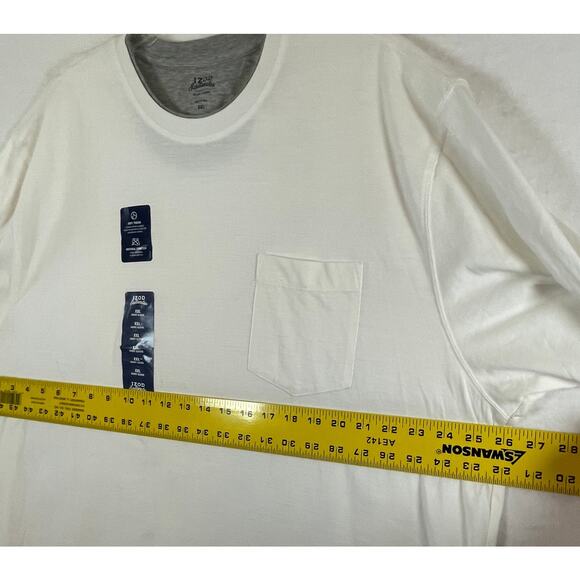Izod Saltwater Mens XXL White T Shirt Relaxed Chatham Point Tee Soft Stretch - Picture 10 of 12